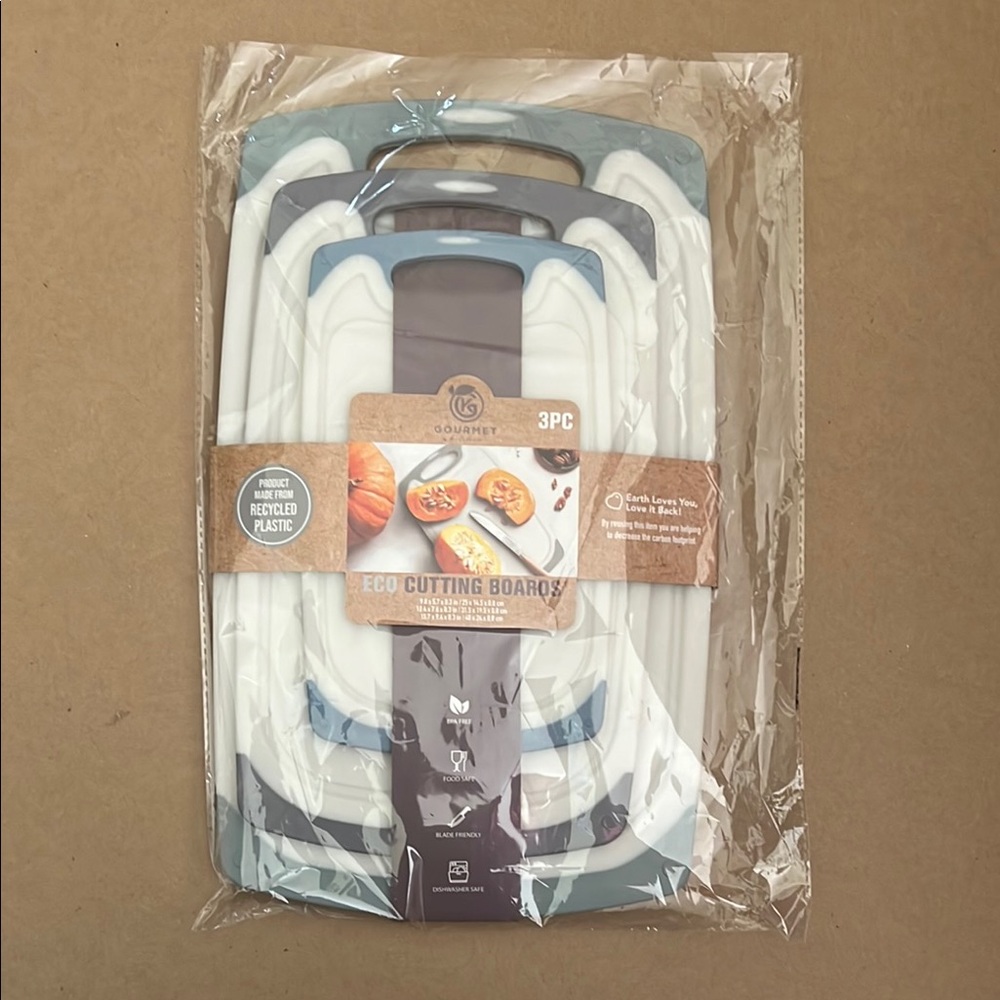 Gourmet 3-Piece Eco Cutting Boards